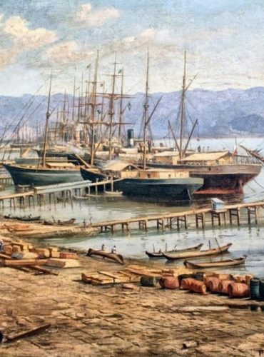 Benedito_Calixto_-_Praia_e_rampa_do_Consulado_1882